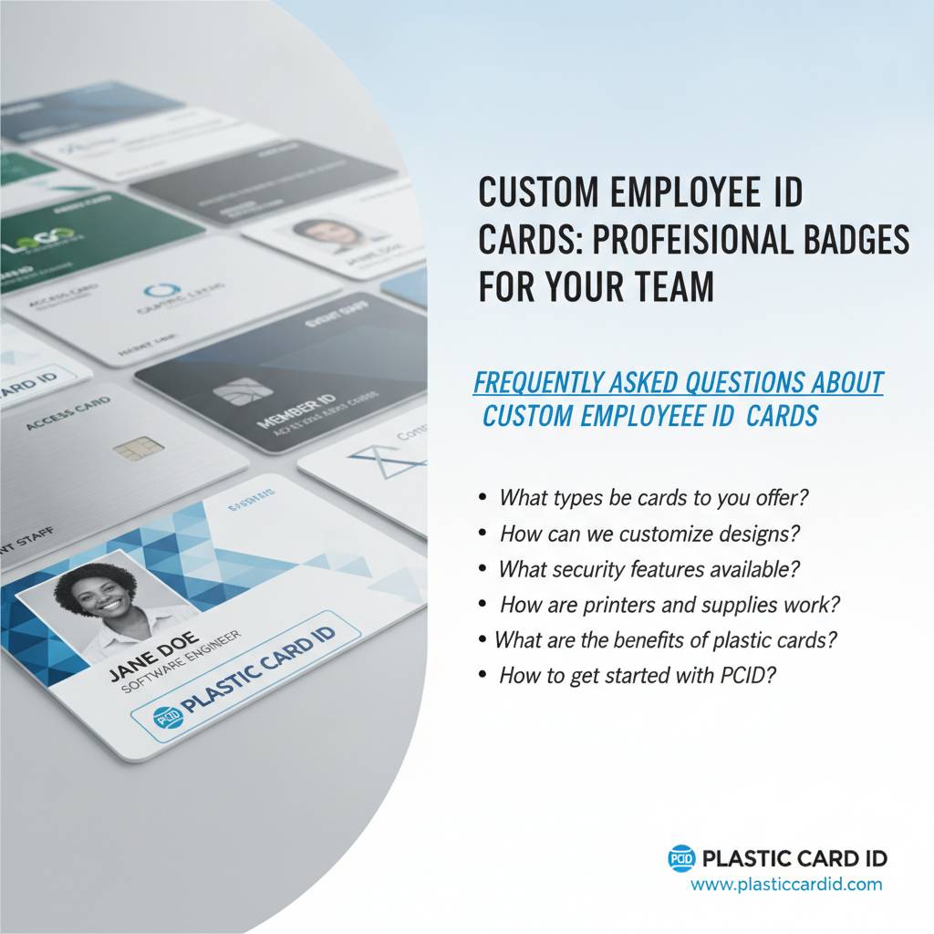 Frequently Asked Questions About Custom Employee ID Cards